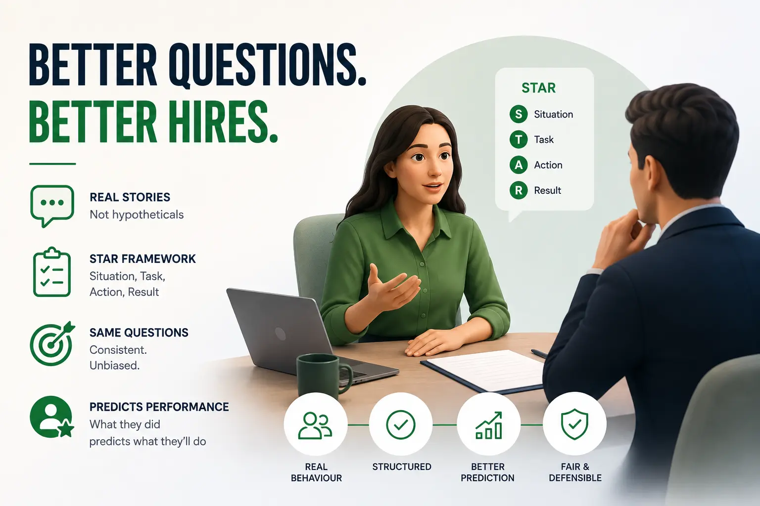 30 Competency-Based Interview Questions for 2026 (and How to Score Them)