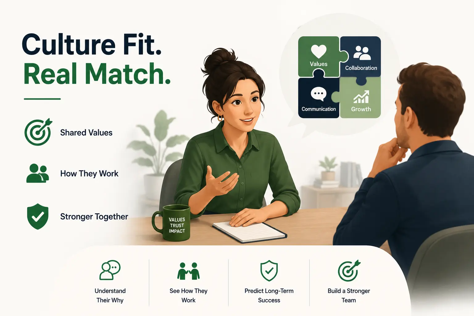 Culture Fit Interview Questions for 2026 (and How to Ask Them Without Bias)