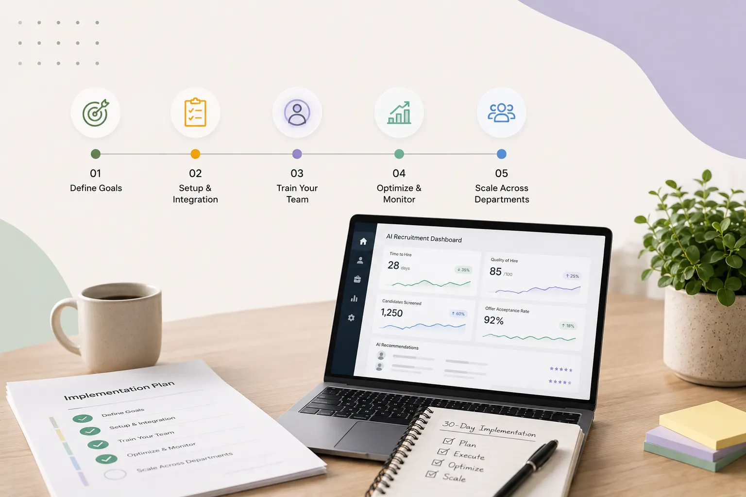 How to Implement AI Recruitment Software in 30 Days: A Step-by-Step Playbook