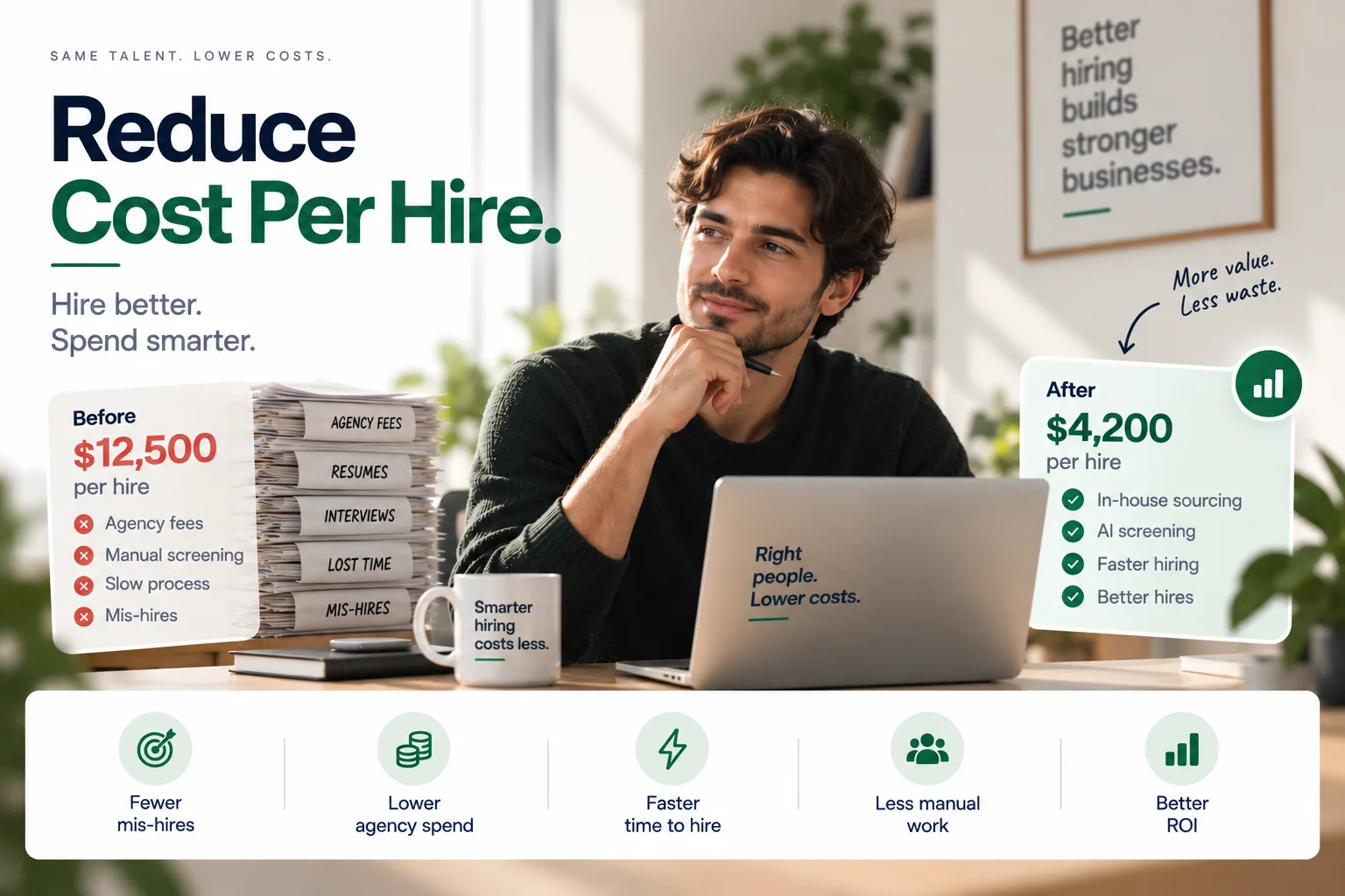 How to Reduce Cost per Hire in 2026: 8 Practical Ways
