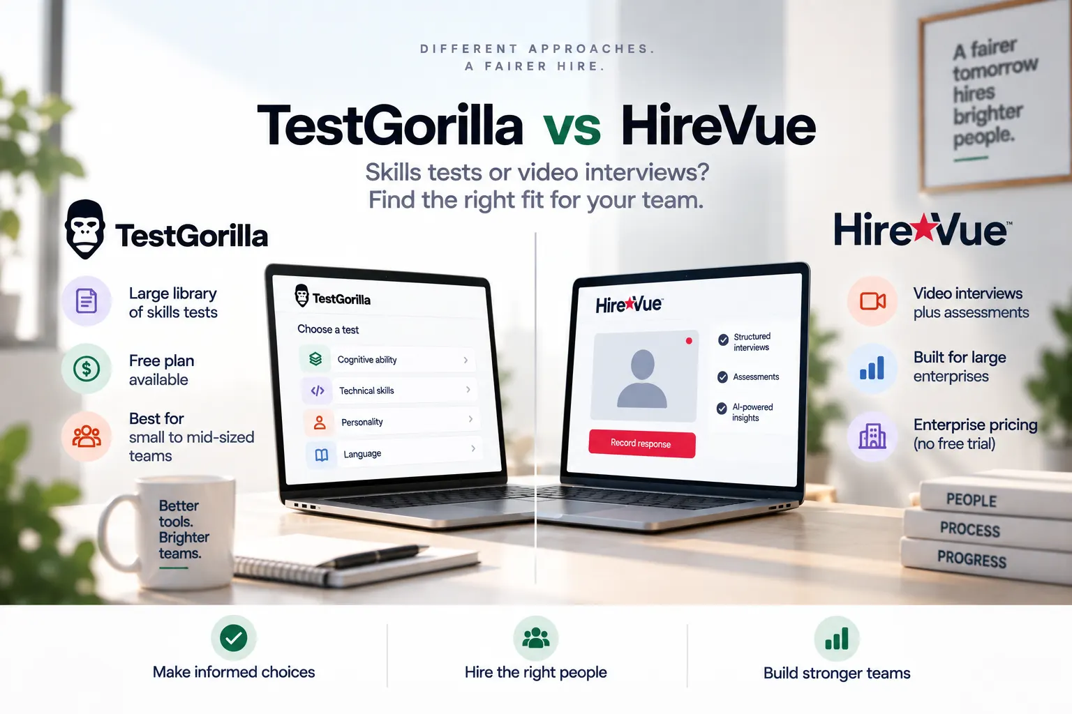 TestGorilla vs HireVue (2026): Which Hiring Tool Should You Choose?